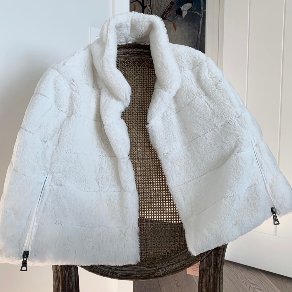 BHLDN Faux Fur Wrap